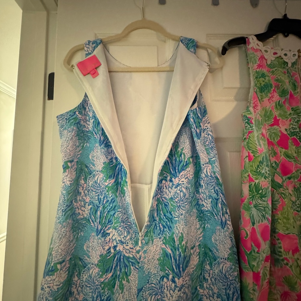 Lilly Pulitzer Pink and Blue Dress - Picture 5 of 7